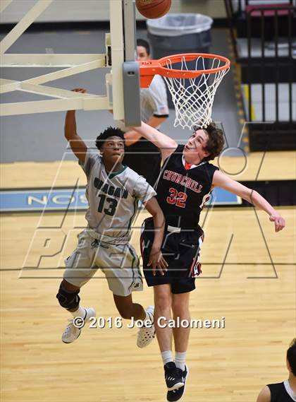 Thumbnail 1 in Reagan [Ronald] vs Churchill (Littleton Gym) photogallery.
