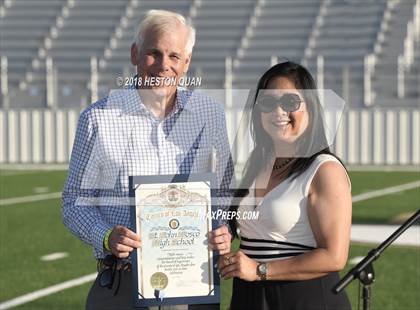 Thumbnail 3 in St. John Bosco Stadium Dedication photogallery.