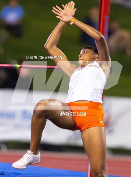 Thumbnail 3 in CIF State Track and Field Championships (Girls High Jump - Day 1) photogallery.