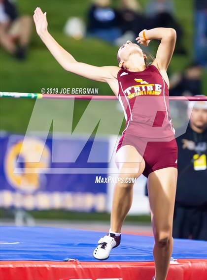Thumbnail 3 in CIF State Track and Field Championships (Girls High Jump - Day 1) photogallery.