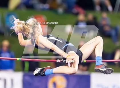 Thumbnail 1 in CIF State Track and Field Championships (Girls High Jump - Day 1) photogallery.