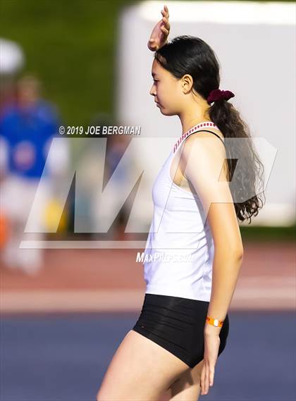Thumbnail 1 in CIF State Track and Field Championships (Girls High Jump - Day 1) photogallery.