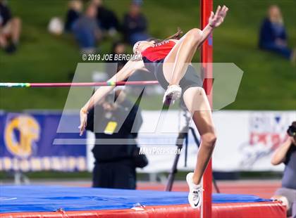 Thumbnail 1 in CIF State Track and Field Championships (Girls High Jump - Day 1) photogallery.