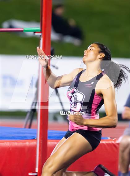 Thumbnail 1 in CIF State Track and Field Championships (Girls High Jump - Day 1) photogallery.
