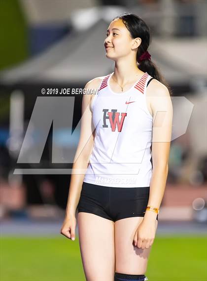 Thumbnail 2 in CIF State Track and Field Championships (Girls High Jump - Day 1) photogallery.