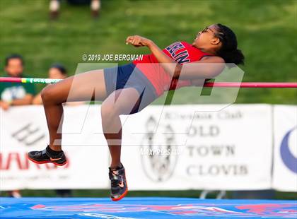 Thumbnail 2 in CIF State Track and Field Championships (Girls High Jump - Day 1) photogallery.