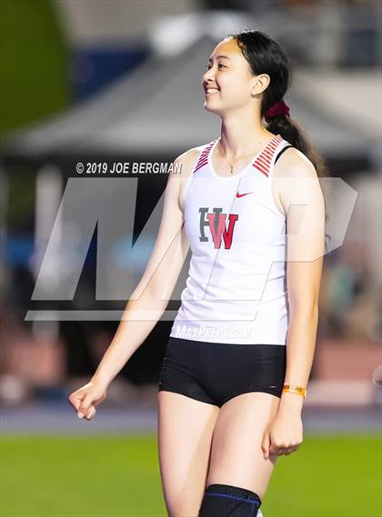 Thumbnail 1 in CIF State Track and Field Championships (Girls High Jump - Day 1) photogallery.