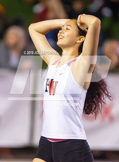 Thumbnail 3 in CIF State Track and Field Championships (Girls High Jump - Day 1) photogallery.