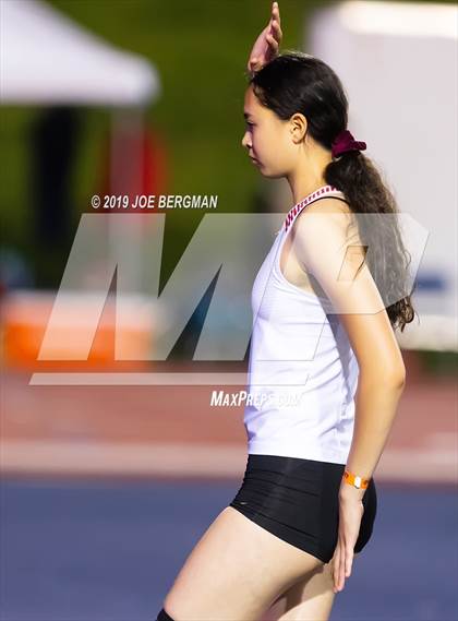 Thumbnail 2 in CIF State Track and Field Championships (Girls High Jump - Day 1) photogallery.