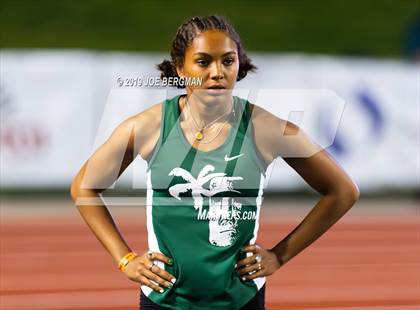 Thumbnail 1 in CIF State Track and Field Championships (Girls High Jump - Day 1) photogallery.