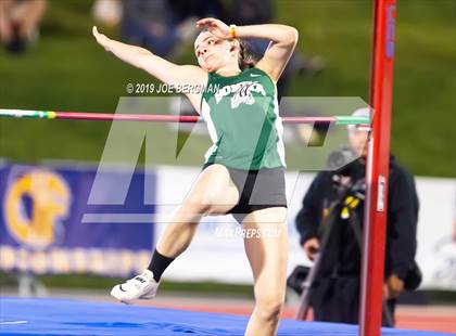Thumbnail 2 in CIF State Track and Field Championships (Girls High Jump - Day 1) photogallery.