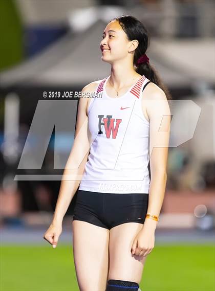 Thumbnail 3 in CIF State Track and Field Championships (Girls High Jump - Day 1) photogallery.