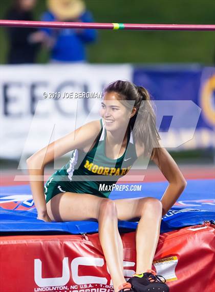 Thumbnail 2 in CIF State Track and Field Championships (Girls High Jump - Day 1) photogallery.