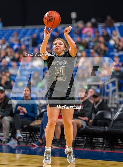 Thumbnail 1 in Mansfield Timberview vs. Cedar Park (UIL 5A Basketball Semifinal) photogallery.