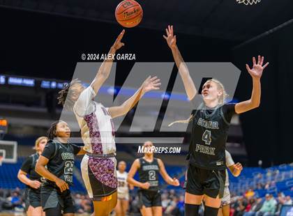Thumbnail 3 in Mansfield Timberview vs. Cedar Park (UIL 5A Basketball Semifinal) photogallery.