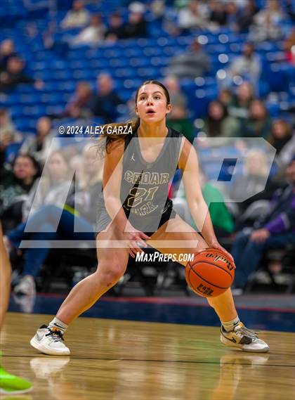 Thumbnail 1 in Mansfield Timberview vs. Cedar Park (UIL 5A Basketball Semifinal) photogallery.
