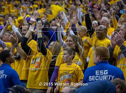 Thumbnail 2 in Griffith vs. Guerin Catholic (IHSAA 3A Final) photogallery.