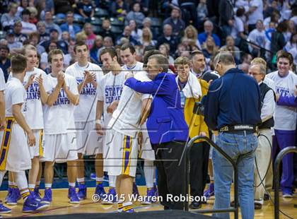 Thumbnail 3 in Griffith vs. Guerin Catholic (IHSAA 3A Final) photogallery.