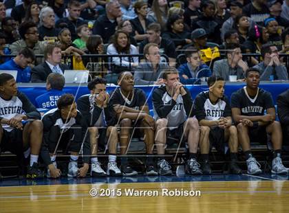 Thumbnail 2 in Griffith vs. Guerin Catholic (IHSAA 3A Final) photogallery.