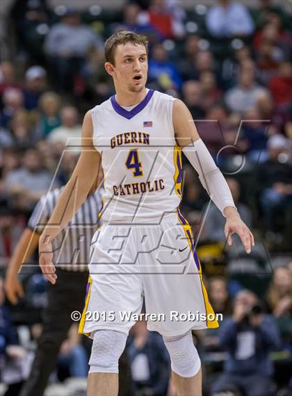 Thumbnail 3 in Griffith vs. Guerin Catholic (IHSAA 3A Final) photogallery.