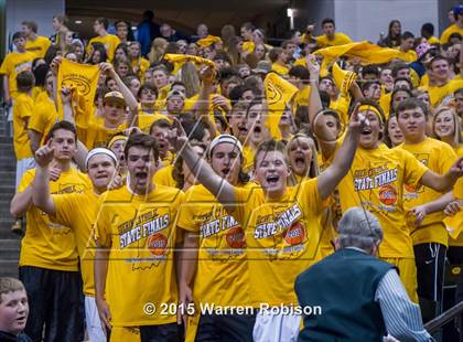Thumbnail 3 in Griffith vs. Guerin Catholic (IHSAA 3A Final) photogallery.