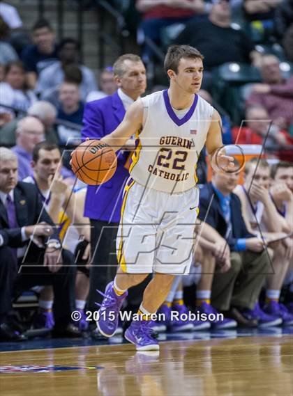 Thumbnail 2 in Griffith vs. Guerin Catholic (IHSAA 3A Final) photogallery.
