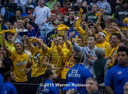 Thumbnail 2 in Griffith vs. Guerin Catholic (IHSAA 3A Final) photogallery.