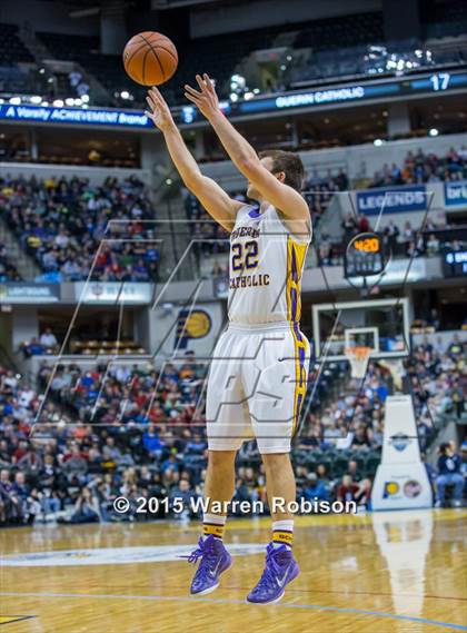 Thumbnail 1 in Griffith vs. Guerin Catholic (IHSAA 3A Final) photogallery.