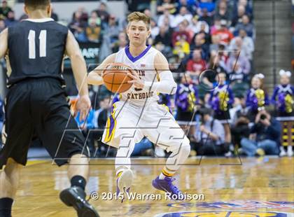Thumbnail 2 in Griffith vs. Guerin Catholic (IHSAA 3A Final) photogallery.