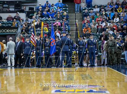 Thumbnail 2 in Griffith vs. Guerin Catholic (IHSAA 3A Final) photogallery.