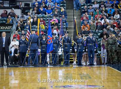 Thumbnail 1 in Griffith vs. Guerin Catholic (IHSAA 3A Final) photogallery.