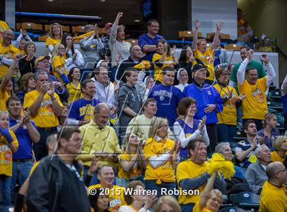 Thumbnail 2 in Griffith vs. Guerin Catholic (IHSAA 3A Final) photogallery.