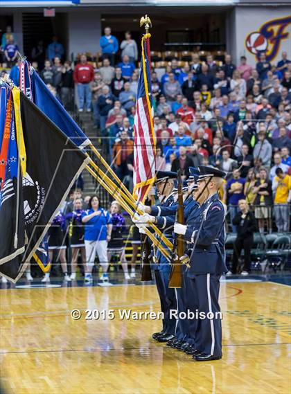 Thumbnail 3 in Griffith vs. Guerin Catholic (IHSAA 3A Final) photogallery.