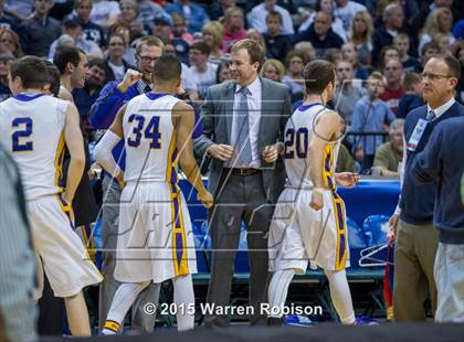 Thumbnail 1 in Griffith vs. Guerin Catholic (IHSAA 3A Final) photogallery.