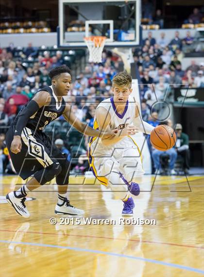 Thumbnail 1 in Griffith vs. Guerin Catholic (IHSAA 3A Final) photogallery.