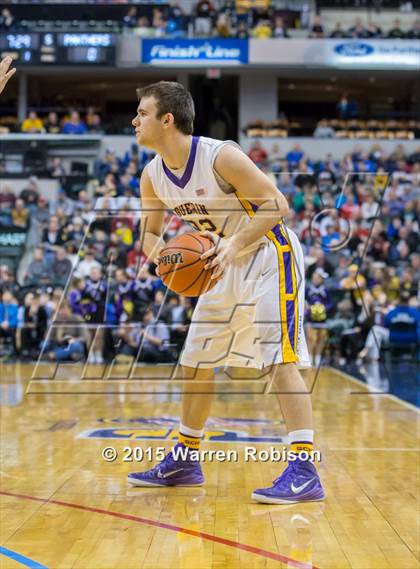 Thumbnail 2 in Griffith vs. Guerin Catholic (IHSAA 3A Final) photogallery.
