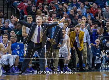 Thumbnail 1 in Griffith vs. Guerin Catholic (IHSAA 3A Final) photogallery.