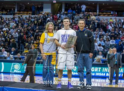 Thumbnail 3 in Griffith vs. Guerin Catholic (IHSAA 3A Final) photogallery.