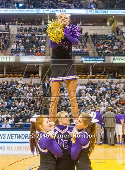 Thumbnail 2 in Griffith vs. Guerin Catholic (IHSAA 3A Final) photogallery.