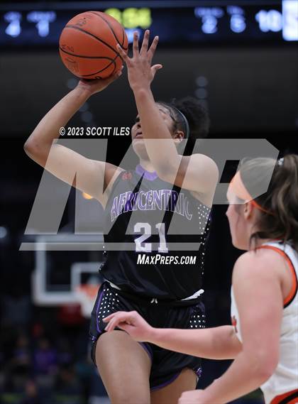Thumbnail 2 in Africentric Early College vs Wheelersburg (OHSAA D3 State Semifinal) photogallery.