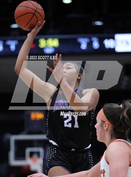 Thumbnail 3 in Africentric Early College vs Wheelersburg (OHSAA D3 State Semifinal) photogallery.