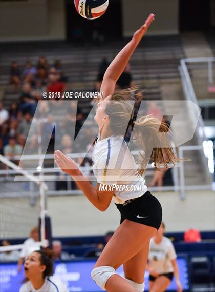 Thumbnail 2 in Churchill vs Alamo Heights (NISD Volleyball Tournament) photogallery.