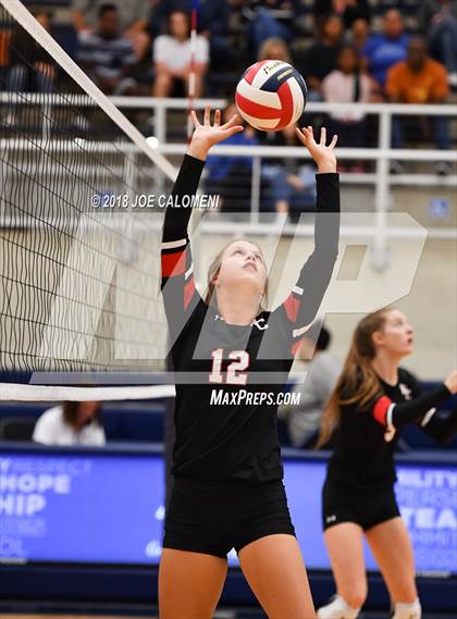 Thumbnail 3 in Churchill vs Alamo Heights (NISD Volleyball Tournament) photogallery.