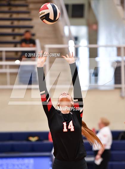 Thumbnail 1 in Churchill vs Alamo Heights (NISD Volleyball Tournament) photogallery.