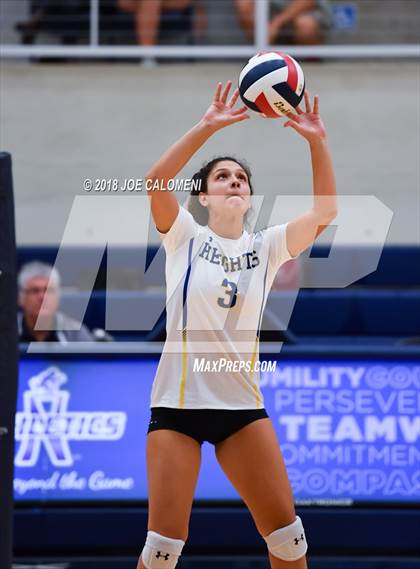 Thumbnail 2 in Churchill vs Alamo Heights (NISD Volleyball Tournament) photogallery.