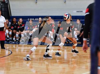 Thumbnail 2 in Churchill vs Alamo Heights (NISD Volleyball Tournament) photogallery.