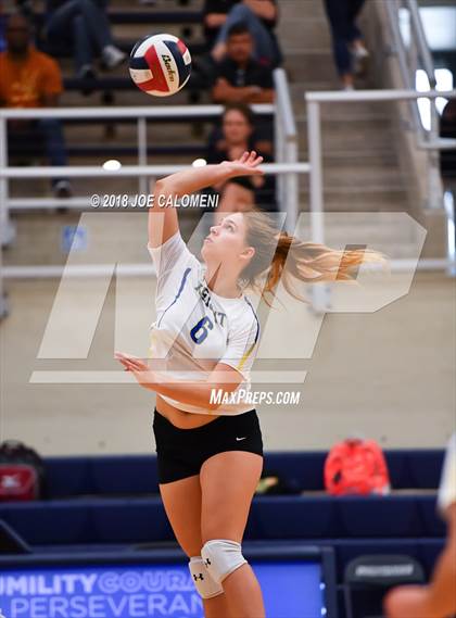 Thumbnail 3 in Churchill vs Alamo Heights (NISD Volleyball Tournament) photogallery.