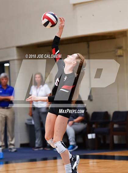 Thumbnail 3 in Churchill vs Alamo Heights (NISD Volleyball Tournament) photogallery.