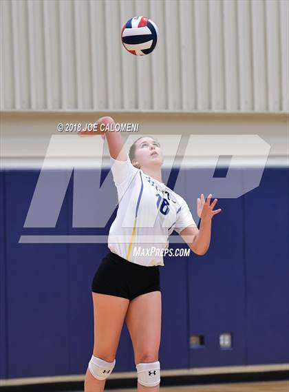 Thumbnail 3 in Churchill vs Alamo Heights (NISD Volleyball Tournament) photogallery.