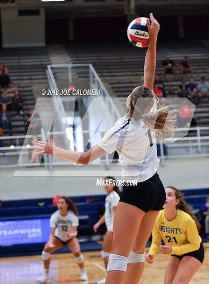 Thumbnail 1 in Churchill vs Alamo Heights (NISD Volleyball Tournament) photogallery.